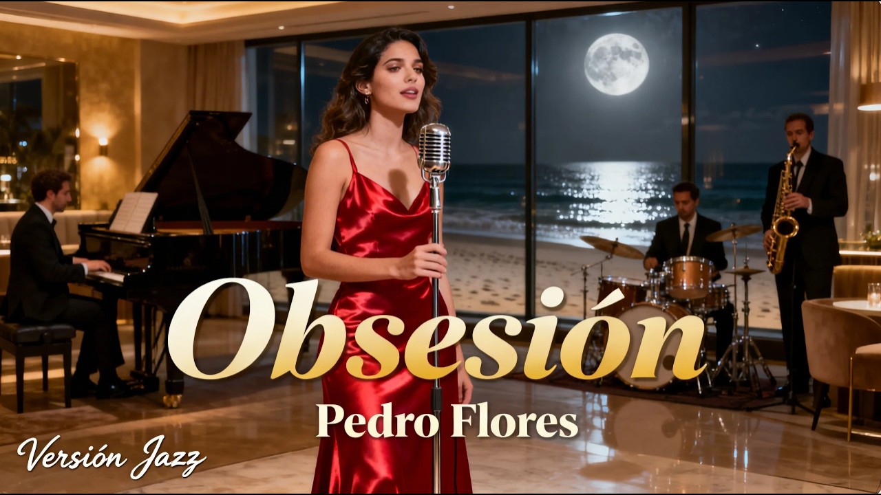 Obsesión – Pedro Flores | Cover Bolero Jazz | Jazz Latino Romántico y Atemporal