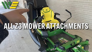 ALL of the John Deere Z3 Mower Attachments