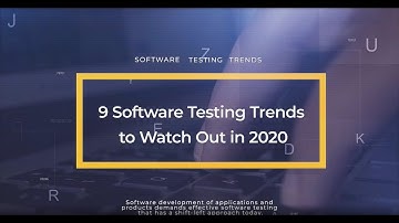 Software Testing Trends that you need to know in 2020