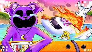 CATNAP survived a PLANE CRASH?! SMILING CRITTERS ANIMATION🌈 [Poppy Playtime/VHS]