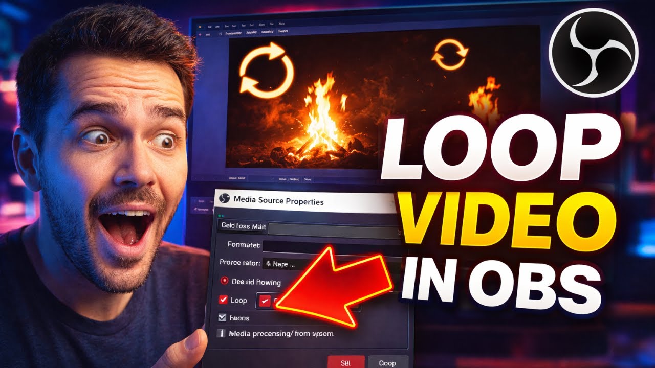 How to Loop Video in OBS Studio (Step-by-Step Tutorial) - YouTube