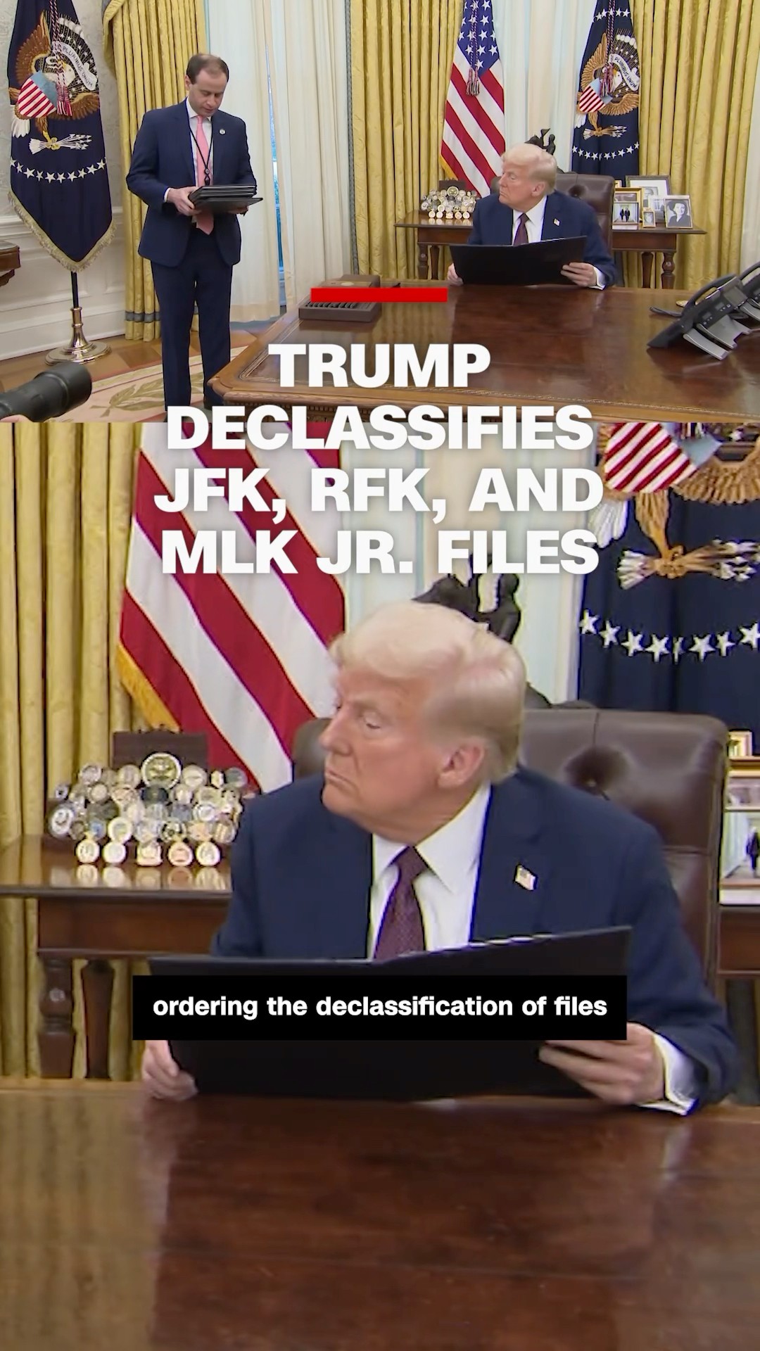 Trump declassifies JFK, RFK, and MLK Jr. files