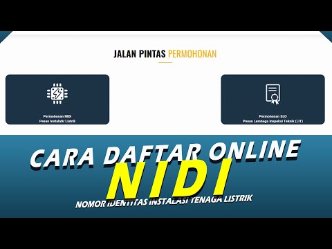 CARA DAFTAR NIDI SECARA ONLINE UNTUK PELANGGAN BARU PLN