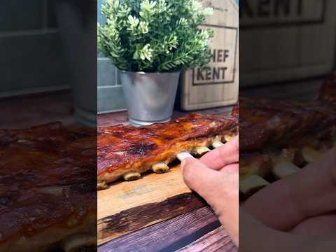 Costillas al horno con salsa barbacoa. #recetas #receta #recetafacil #recetasfaciles #costillas