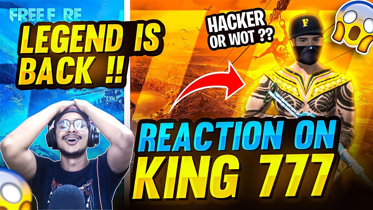 Reaction on King 777 Gameplay - All Time Pc Legend 🔥