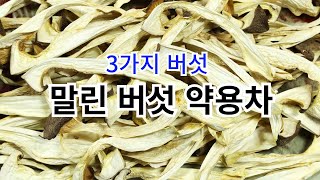 말린 버섯 3종류 약용차 만드는 방법 #약초차 #산야초차 #한방차 #약차 #herbaltea #herbalfood #wellness #herbTherapy #antiaging