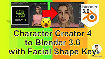 Character Creator 4 (CC4) to Blender 3.6 with Facial Shape Keys and Full Skeleton - Tutorial