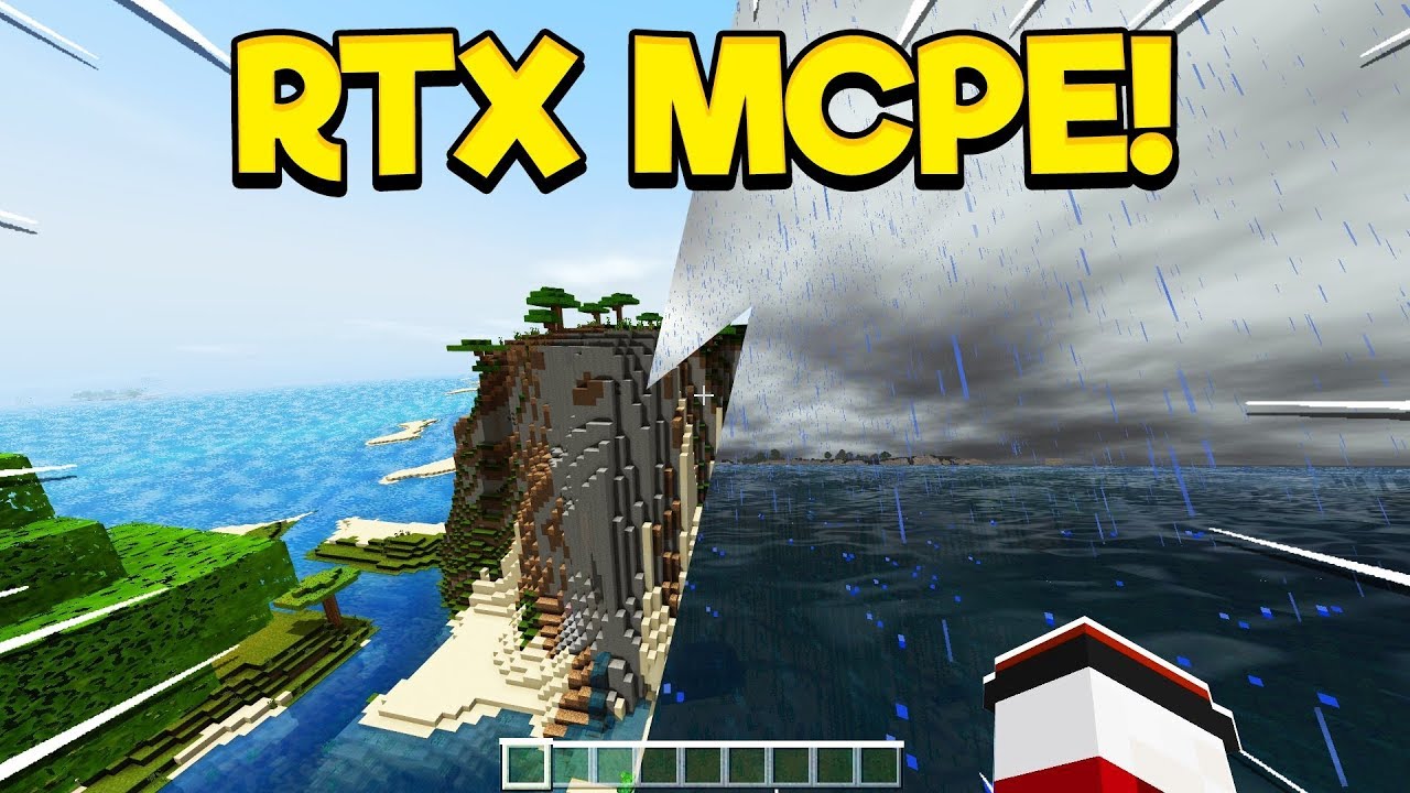 Rtx Minecraft Pe Texture Pack Minecraft Bedrock Youtube