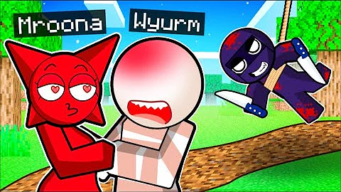 Sprunki Friends Got RAIDED By Ninjas in Minecraft