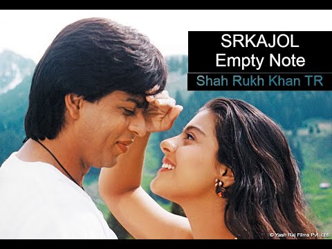 DDLJ - Empty Note - Shah Rukh Khan & Kajol