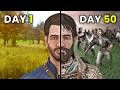 I spent 50 days in a zombie apocalypse in fallout 4