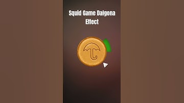 New Squid Game Dalgona Candy Effect #shorts #squidgame #viralshort