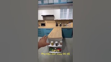 Bàn xoay thông minh cho nhà bếp #phukiennoithataad