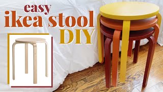 Easy IKEA DIY Frosta Stool Makeover! | Cheap, Quick, & Beginner-Friendly