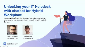 Webinar Demo: Unlocking your IT Helpdesk with chatbot for Hybrid workplace