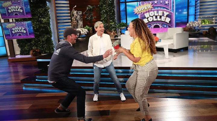 Lucky Ellen Audience Member Wins the Toughest Game...
