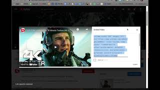 Using an embed code in a Canvas Page