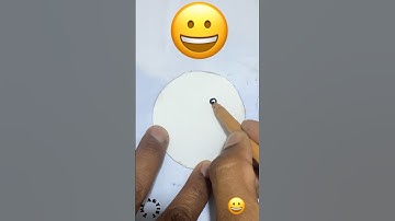 😀😂satisfying emotional emoji/ho to draw emoji art/very easy step by step#youtubeshorts #shorts#art