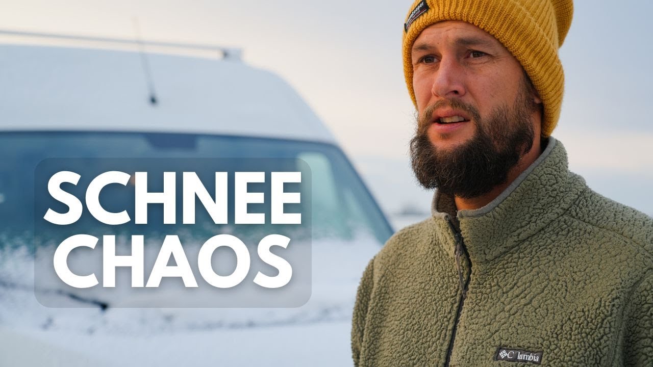 SCHNEE KÄLTE UND EIS I Wir STECKEN FEST I VANLIFE Wintercamping I Weltreise Vlog #97
