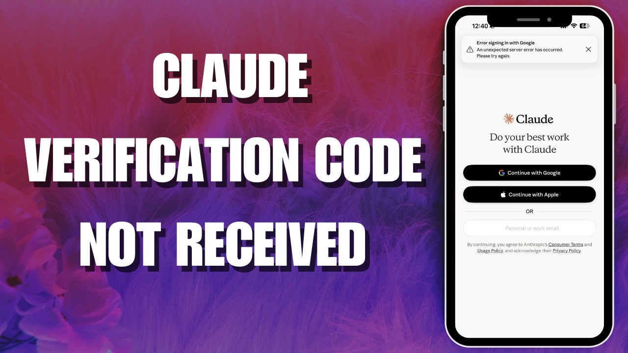 How To Fix Claude Verification Code Not Received (EASY) 2026 - YouTube