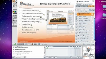 Wimba Classroom: Basic Introduction