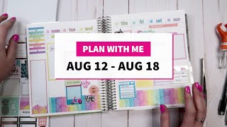 Plan With Me | Hawaii Vacation - Happy Planner Pastel Tropics | Erin Condren Hourly Life Planner