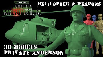 Army Men: Major Malfunction 3D model - Private Anderson