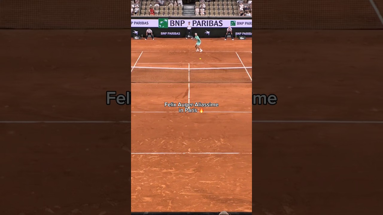 Top three times Felix Auger-Aliassime went crazy on the clay 🔥🎾 #tennis #rolandgarros #sports