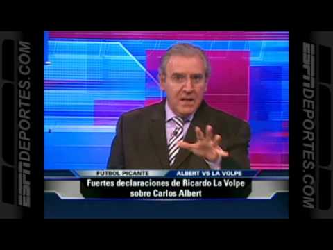 RICARDO LA-VOLPE Critica y Ofende a Carlos Albert ...