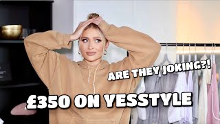 £350 ON YESSTYLE... ARE THEY JOKING?! | REVIEW HAUL