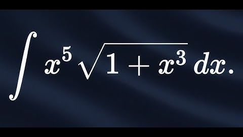integral of x^5 sqrt(1 + x^3) dx