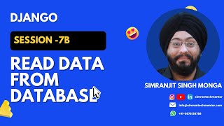 Session 7b Read Data from database | Simranjit Singh Monga
