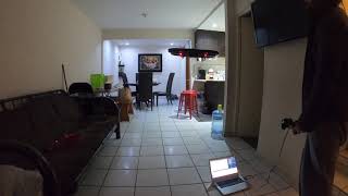 Test of a quadrotor based on ROS.