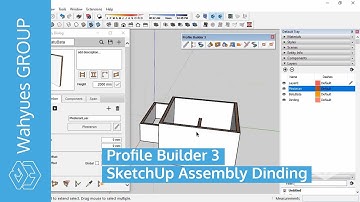 Profile Builder 3 SketchUp Assembly Dinding
