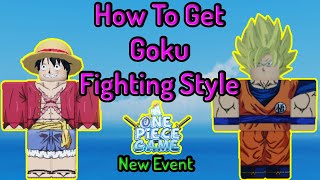 how to get goku on a one piece game｜TikTok Search