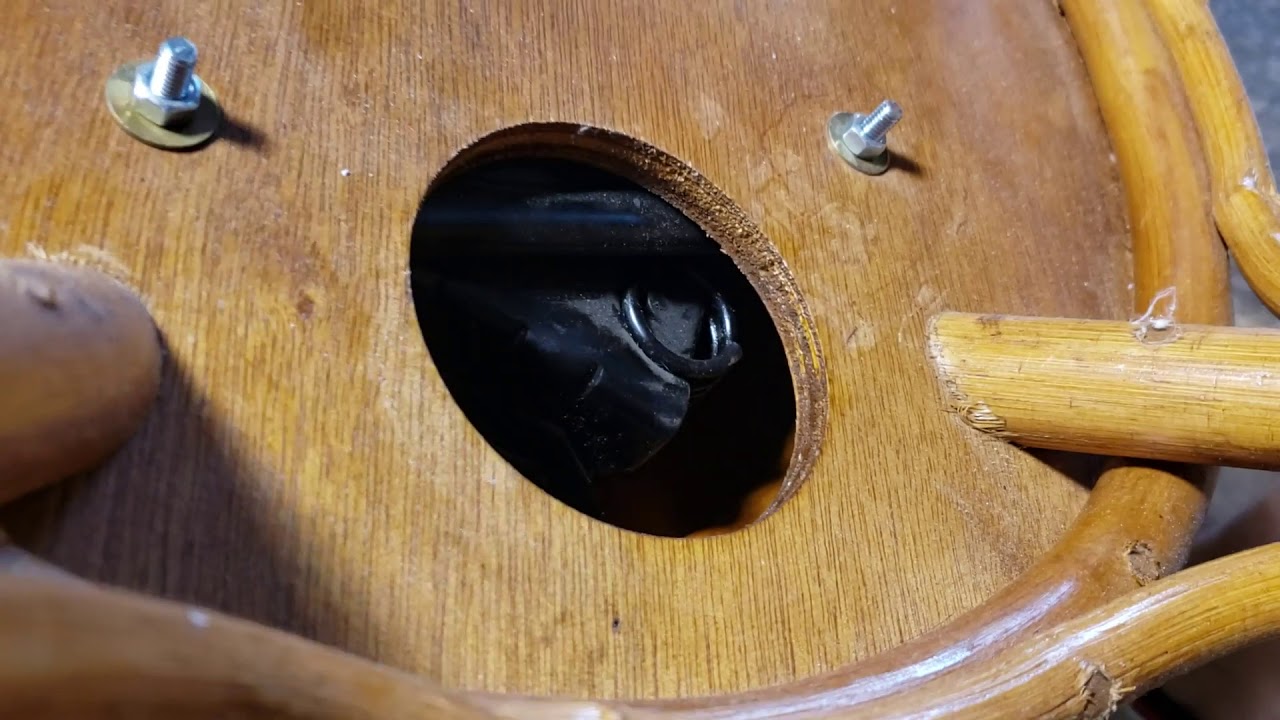 How to assemble swivel rocking chair without insert component YouTube