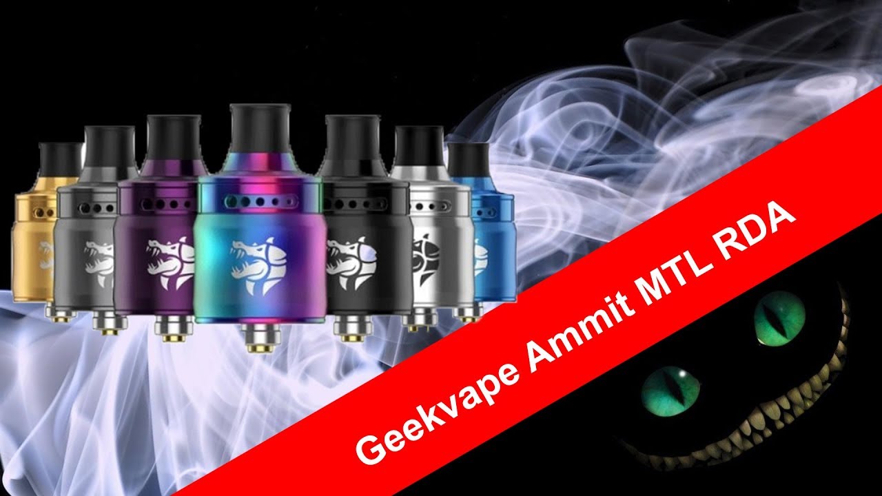 Geekvape Ammit MTL RDA обзор. Универсальный МТЛ - YouTube