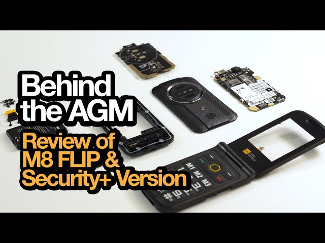 Behind the AGM - AGM M8 FLIP & M8 FLIP Security+ Review 