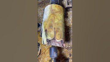 Tiện Lộc bình bằng gốc mít bỏ đi #shorts