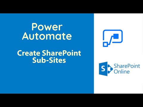 PowerAutomate - Create SharePoint Sub-Sites