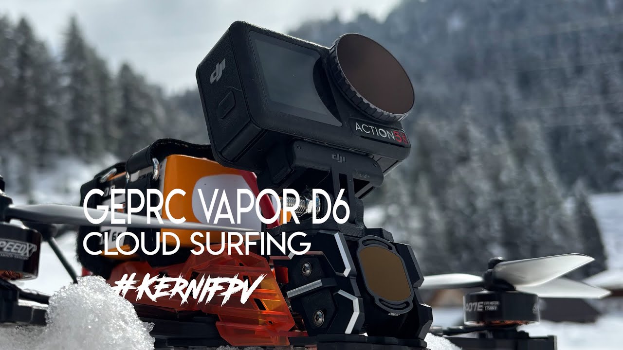 Flying Over Snow Capped Mountains Is Truly BREATHTAKING - GepRC Vapor D6