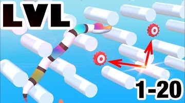 Gravity Noodle - LVL 1-20 - Gameplay Walkthrough