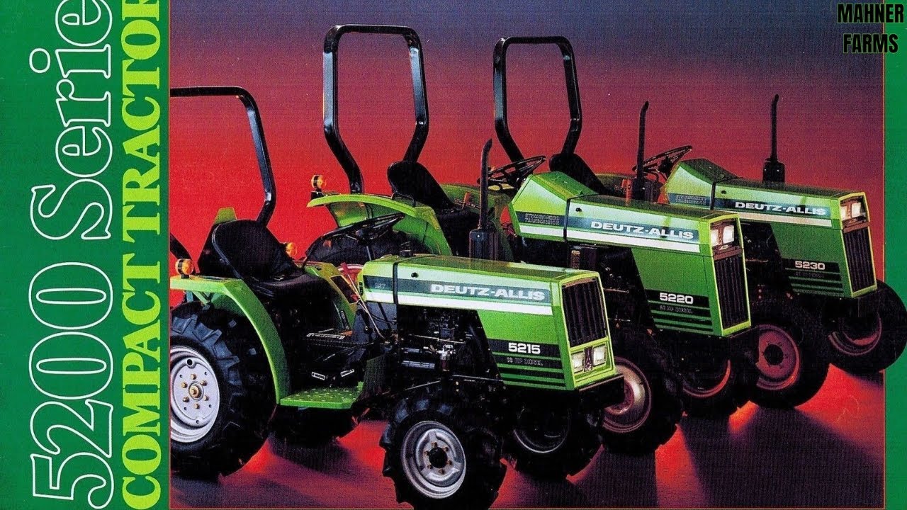 Deutz Allis 5200 Series: Iconic 1986 Lawn Tractor Series - YouTube