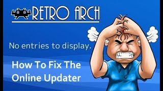 Retroarch How To Fix The Online Updater The Url Has Since Changed. Check The Description