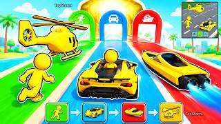⚡ Shape Evolution Race and Run - Shape Shifting Racing Game - Gameplay Walkthrough screenshot 1