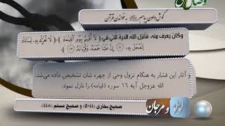 لؤلؤ و مرجان | گوش دادن پیامبر صلی الله علیه وسلم به خواندن قرآن