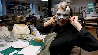Free Full Video Workshops: Making Low Poly Masks from Frontline Paper with Tara Krause