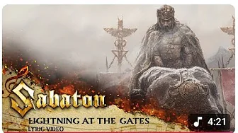SABATON - Lightning at the Gates (Official Lyric Video) SABATON - Lightning at the Gates (Official Lyric Video)