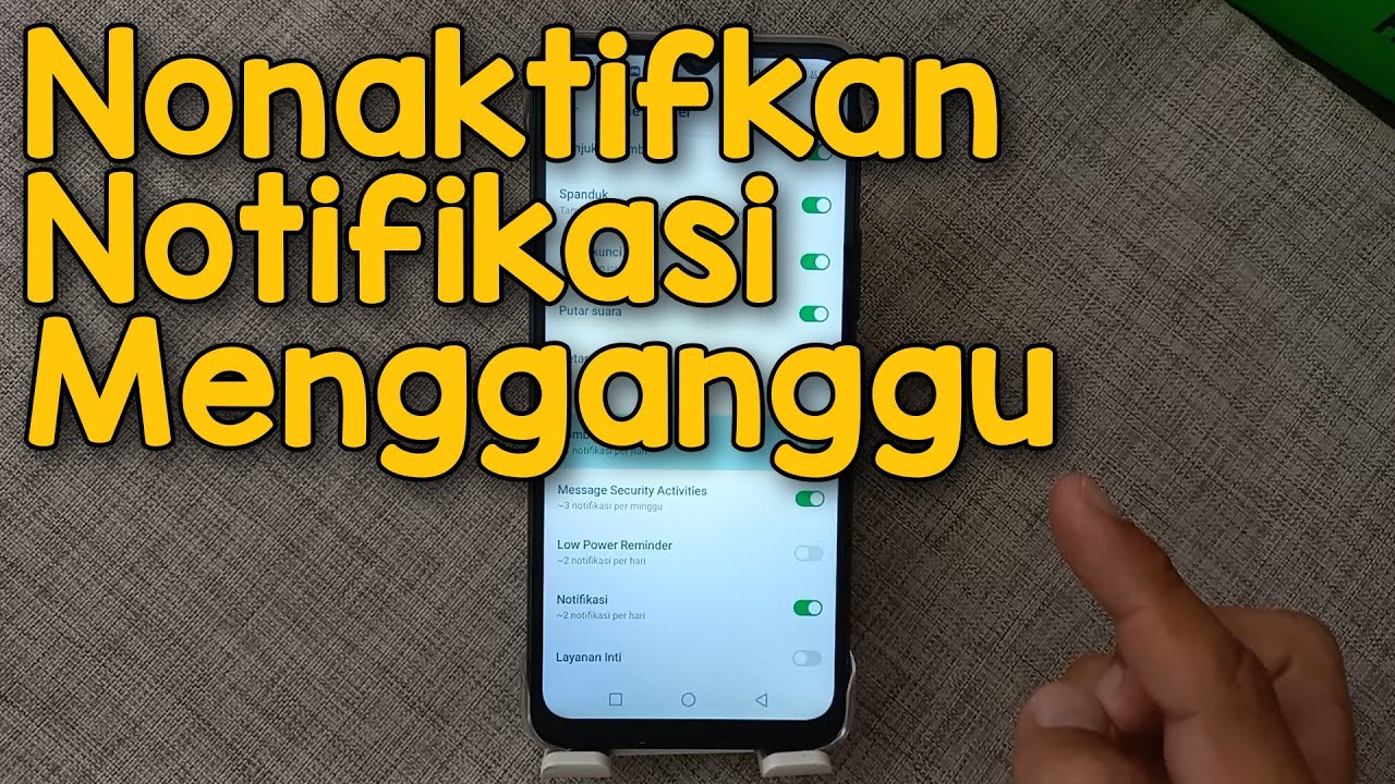 Cara Menghilangkan Notifikasi Yang Mengganggu di HP Infinix HOT 12i XOS