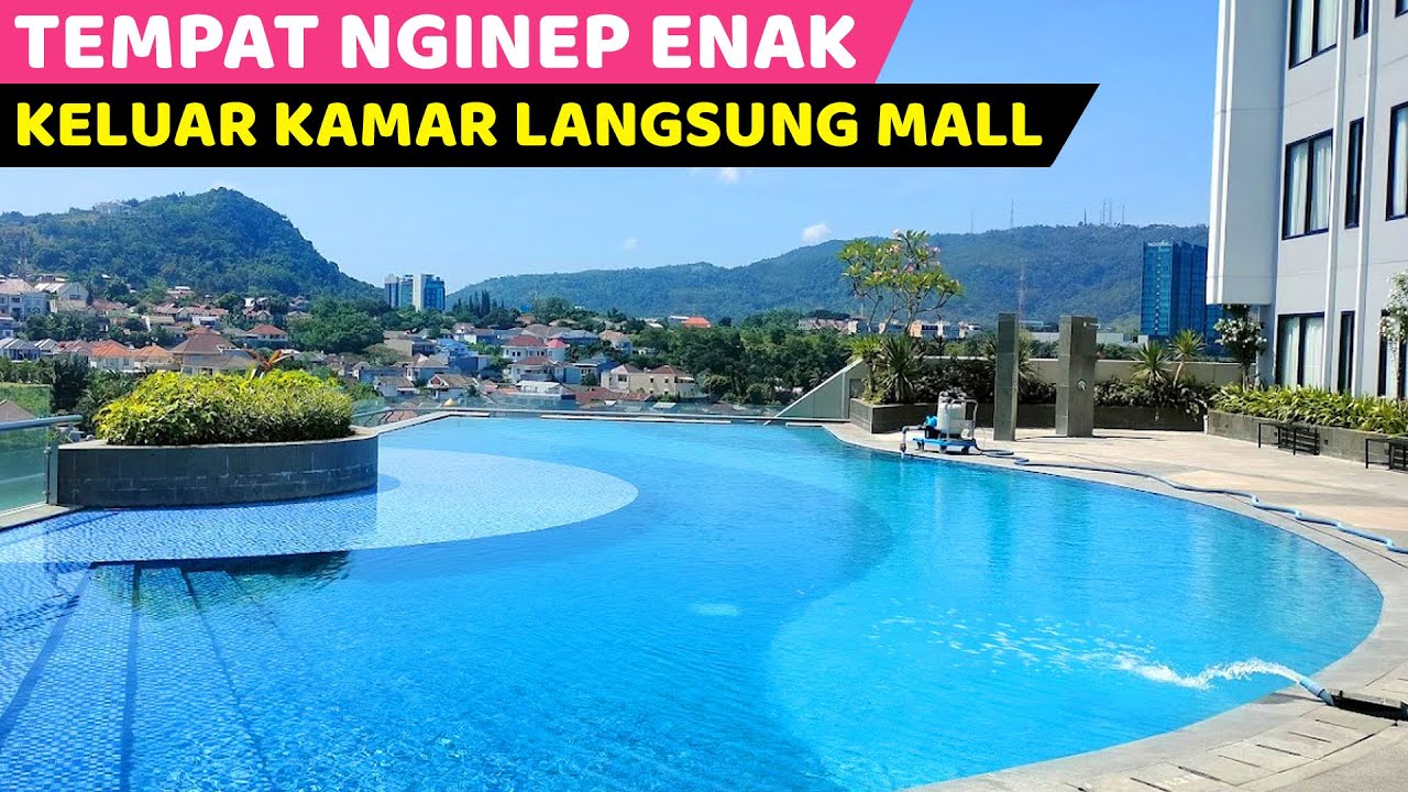 VIEWNYA LAUT, KELUAR KAMAR LANGSUNG NGE-MALL...😍! Santika Premiere Review | Hotel bagus di Lampung